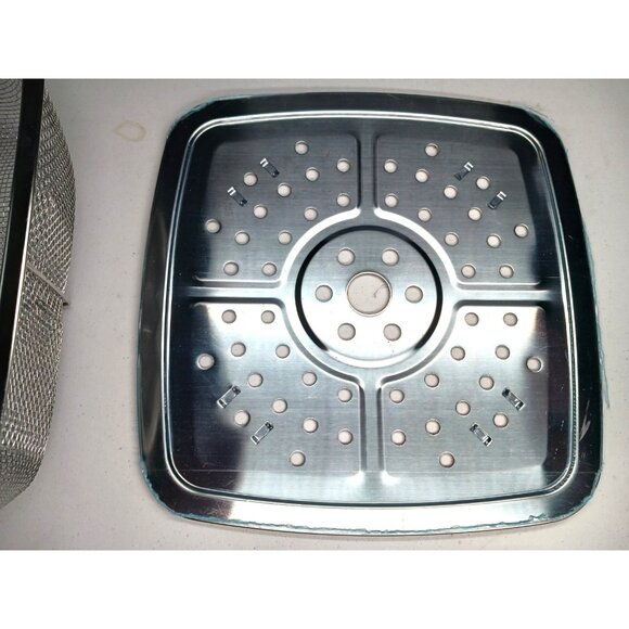 Copper Chef Deep Fry Fryer Wire Mesh Basket With Steamer Rack and Recipe Book - Picture 7 of 10